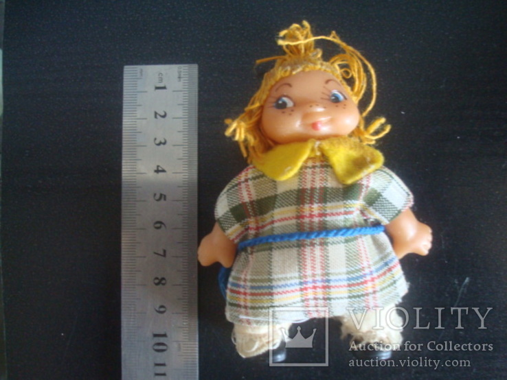 Кукла ГДР - кривоножка 10см., фото №2