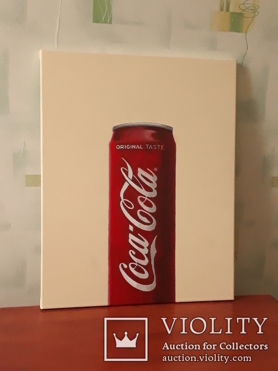 "Баночная классическая", pop-art-живопись, 40х50 см