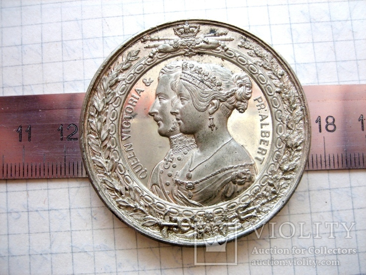 Старовинна настільна медаль № - 7, фото №9