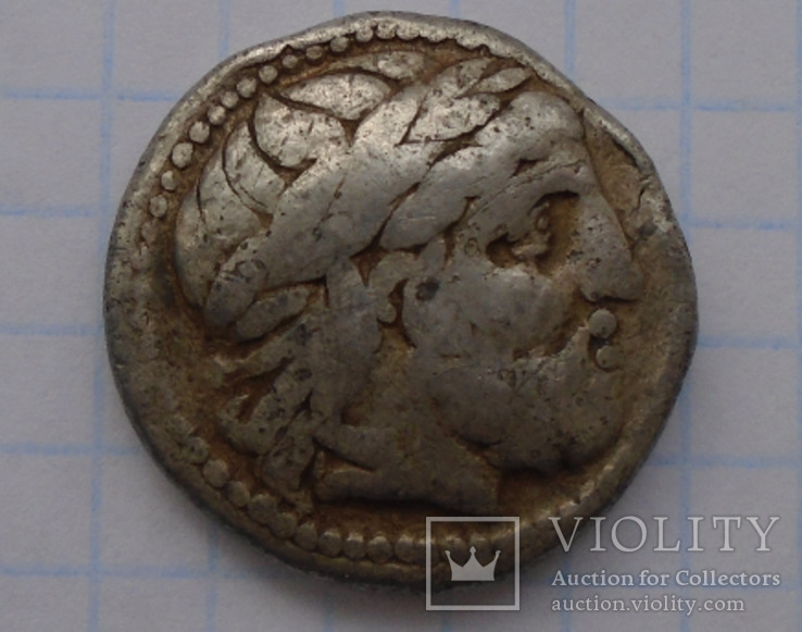 Тетрадрахма подражание монете Филиппа II Македонского