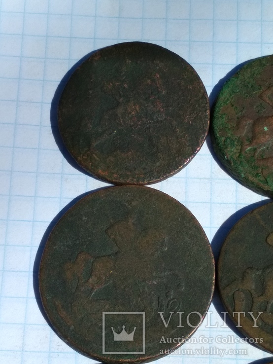 6 монет номиналом 2 копейки ( 1757, 1759, 1758, 1761 ), фото №8