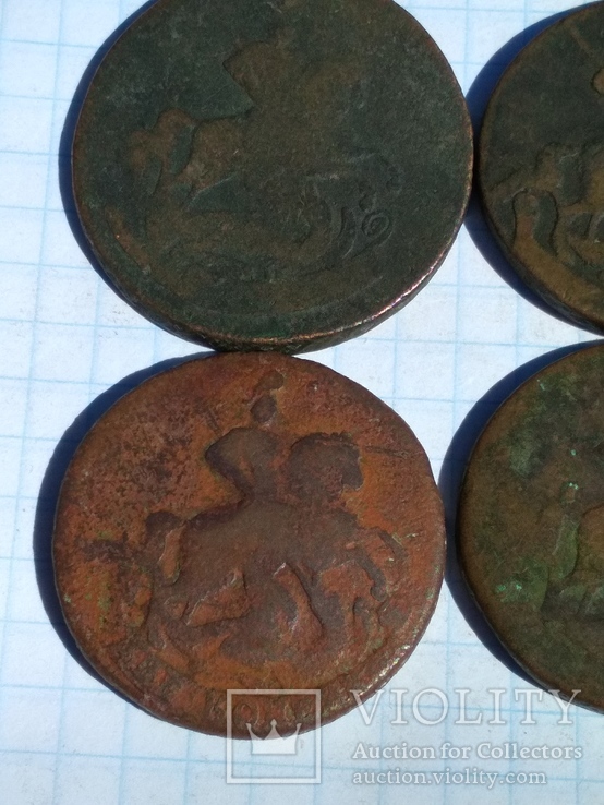 6 монет номиналом 2 копейки ( 1757, 1759, 1758, 1761 ), фото №10