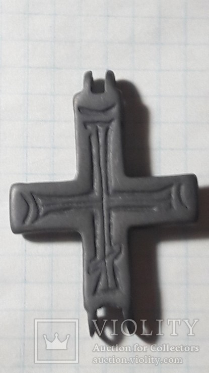 Половинка енколпіону з хрестом 12-13 ст, фото №3