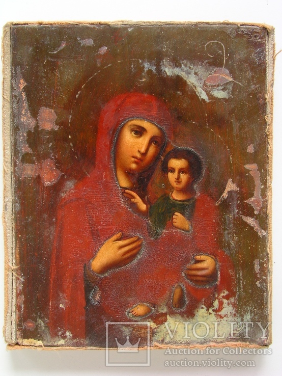 Тих­вин­ская ико­на Бо­жи­ей Ма­те­ри в серебряном окладе., фото №10