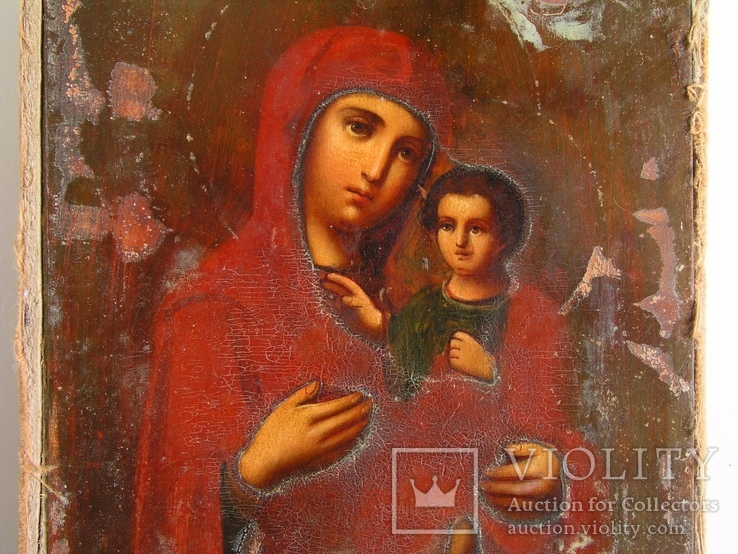 Тих­вин­ская ико­на Бо­жи­ей Ма­те­ри в серебряном окладе., фото №11