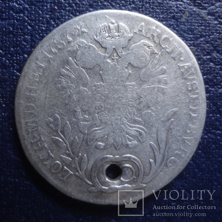 20 крейцеров 1787 Австрия серебро (Я.7.5)~, фото №2