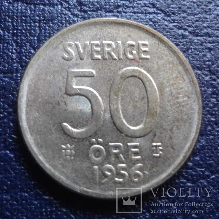 50 эре 1956 Швеция     (Я.8.5)~