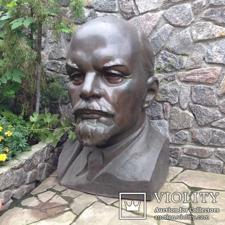 Скульптура В.И.Ленина (Выколотка.Высота - 1м), фото №2