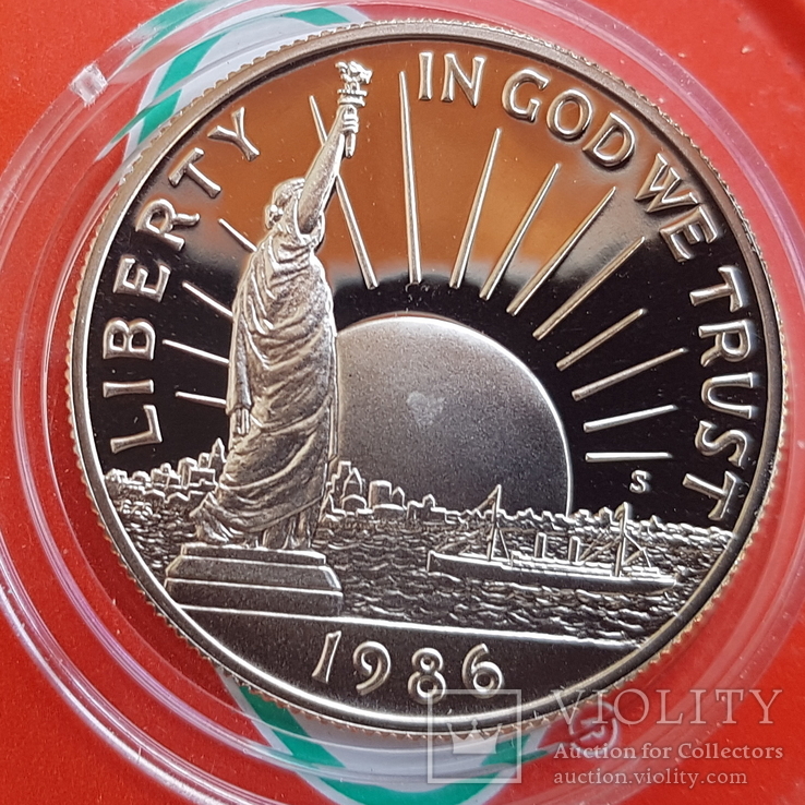 50 центов 1986 г 100 лет Статуе Свободы