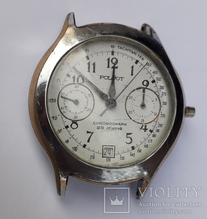 Часы ‘‘Poljot Chronograph’’ ( 23 jewels) на восстановление, фото №10