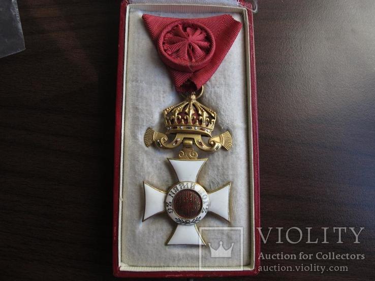 Орден Святого Александра 4-й степени с короной 1878 г