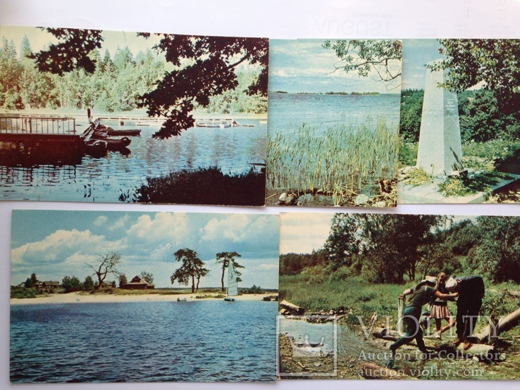 Комплект из 15 открыток Озеро Селигер 1968., фото №7