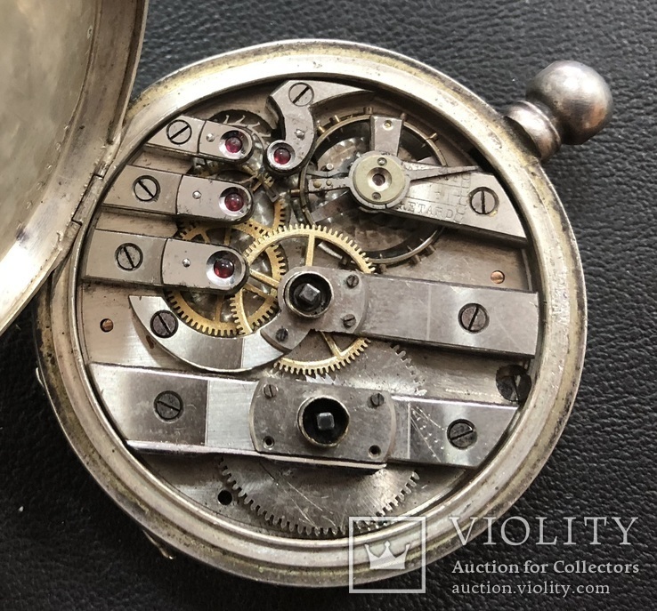 Серебряные часы GEORGES FAVRE JACOT - 84 проба, фото №11