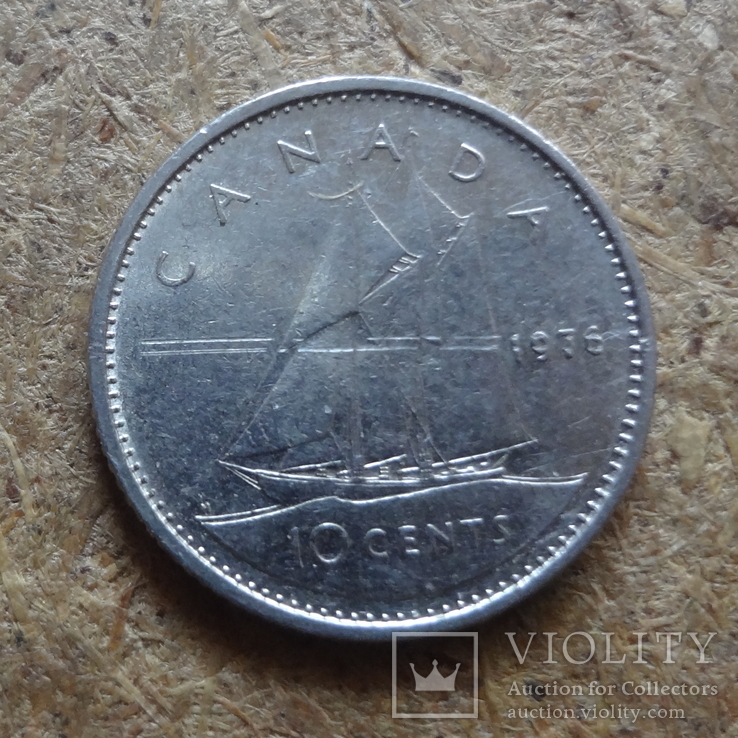 10 центов 1976  Канада    (П.9.34)~, фото №2