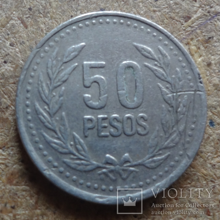 50 песос 2003  Колумбия    (П.10.2)~, фото №2