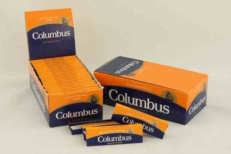 Сигаретная бумага Columbus 70 mm.Блок 50х50 Бельгия