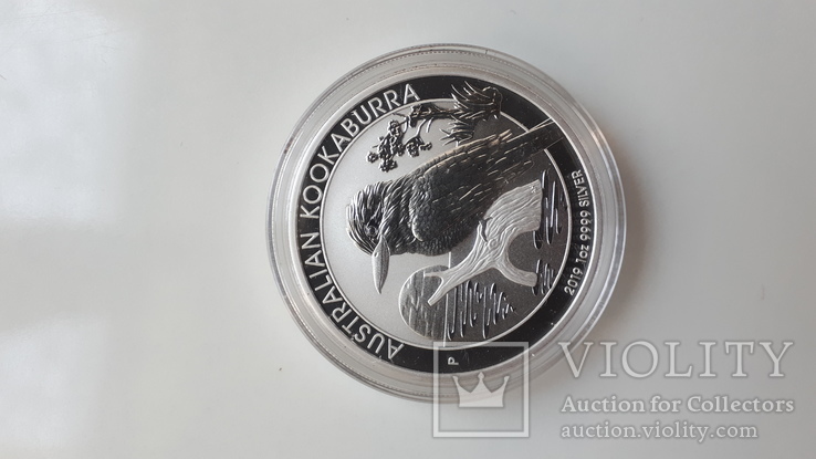 Серебрянная монета 1 унция, фото №2