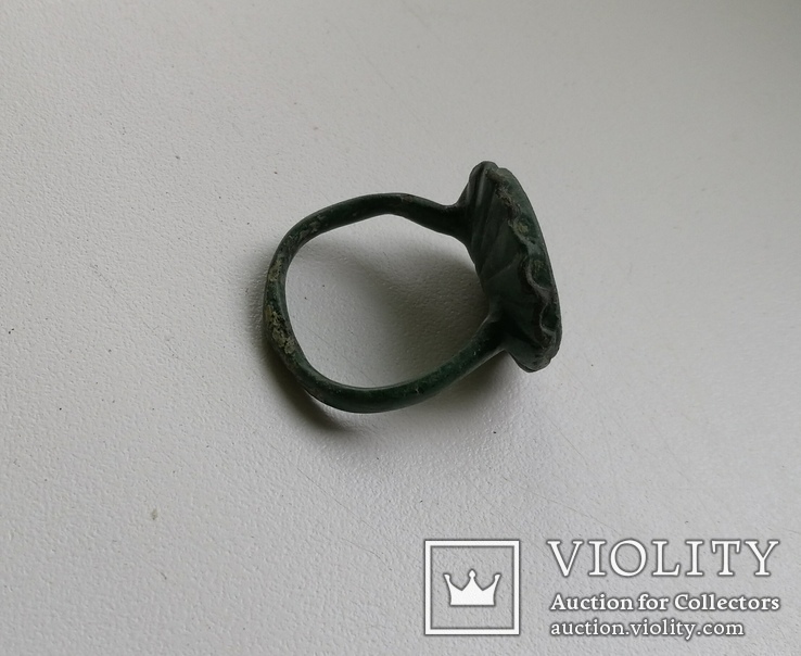 Перстень фигурно-щитовой Золотая Орда, фото №9