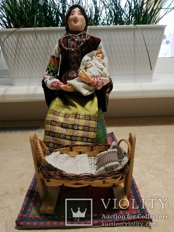 Интерьерно-коллекционная кукла ручной работы, фото №3