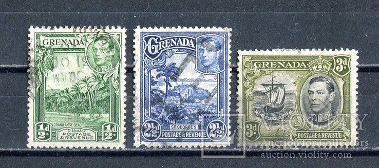 Британские колонии, Гренада, 1938 г. , Георг VI