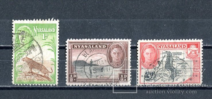 Британские колонии, Ньясаленд, 1945.г. , Георг VI
