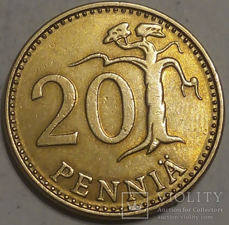Финляндия 20 пенни  1979
