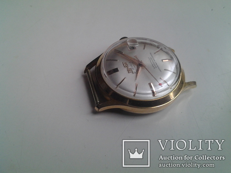 Часы швейцарские Tenor позолота, фото №4
