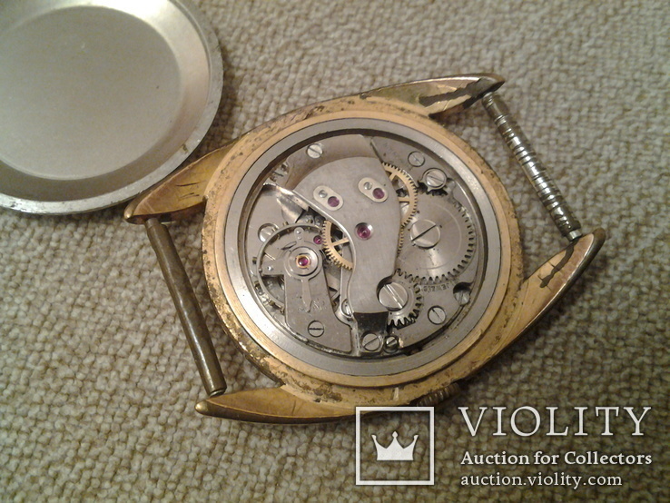 Часы швейцарские Prely позолота, фото №8