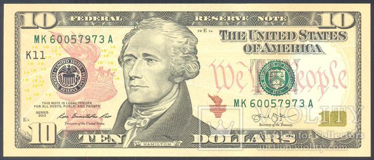 США - 10 $ долларов 2013 - Dallas (K11) - UNC, Пресс, фото №3