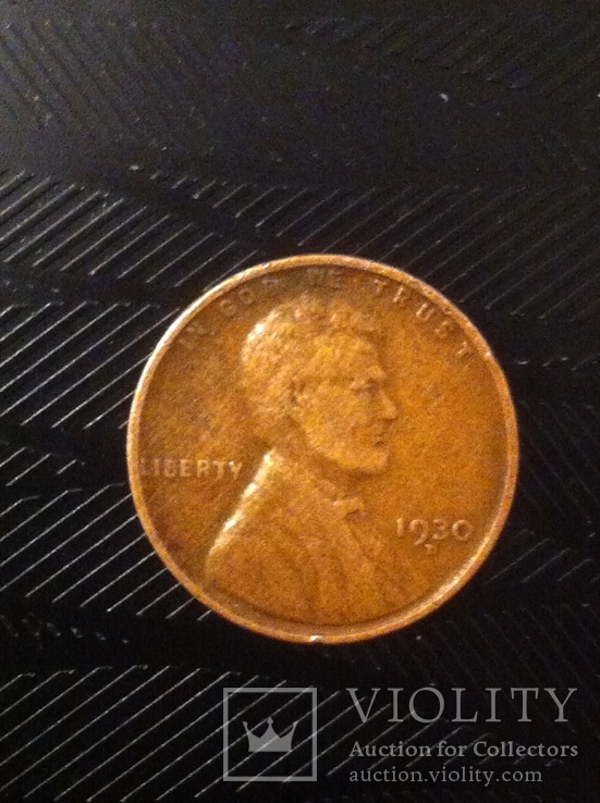 One cent 1930d