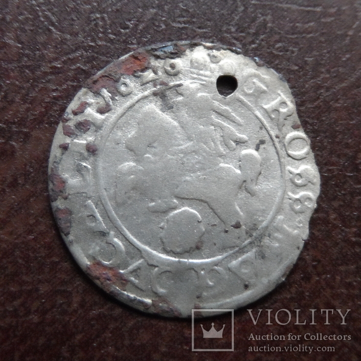 Грош 1626 Польша серебро (U.3.19), фото №4