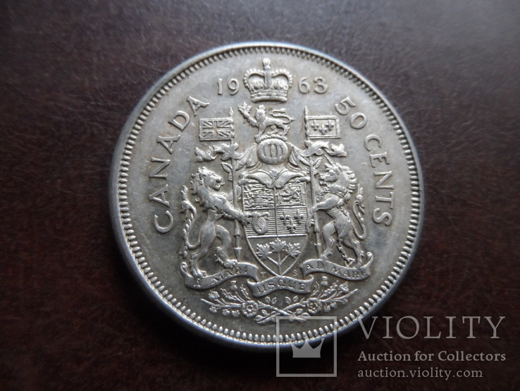 50 центов 1963  Канада  серебро   (U.4.6)~