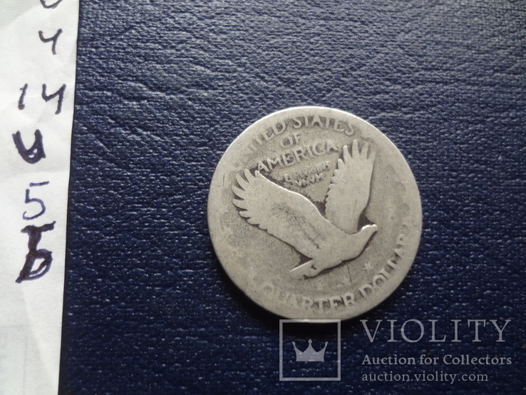 25 центов  США серебро     (U.5.6)~, фото №5