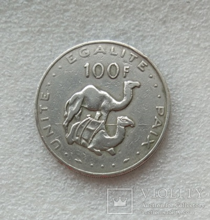 100 франков 1991 г. Джибути, фото №2