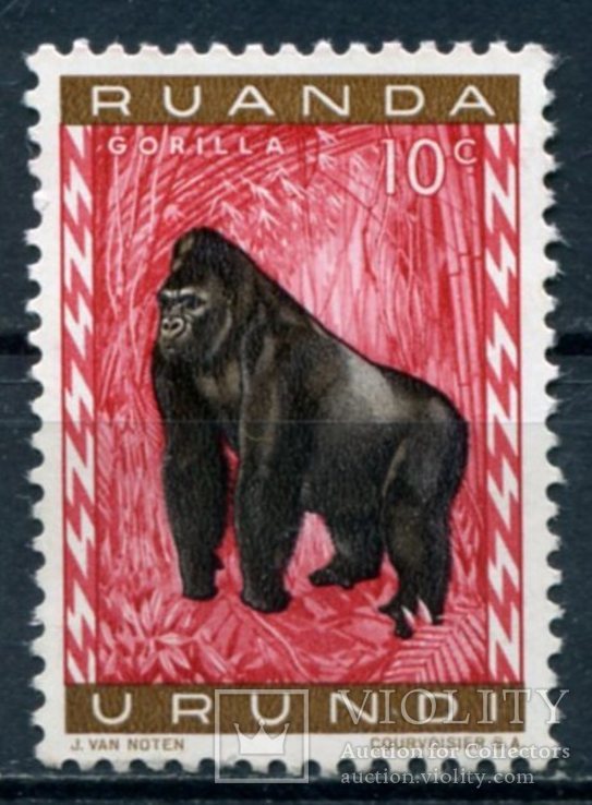 1959 Руанда Фауна 10с