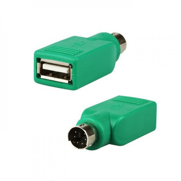 Переходник адаптер USB Female(мама) to PS2 PS/2 Male(папа) к компьютеру с PS/2 портом