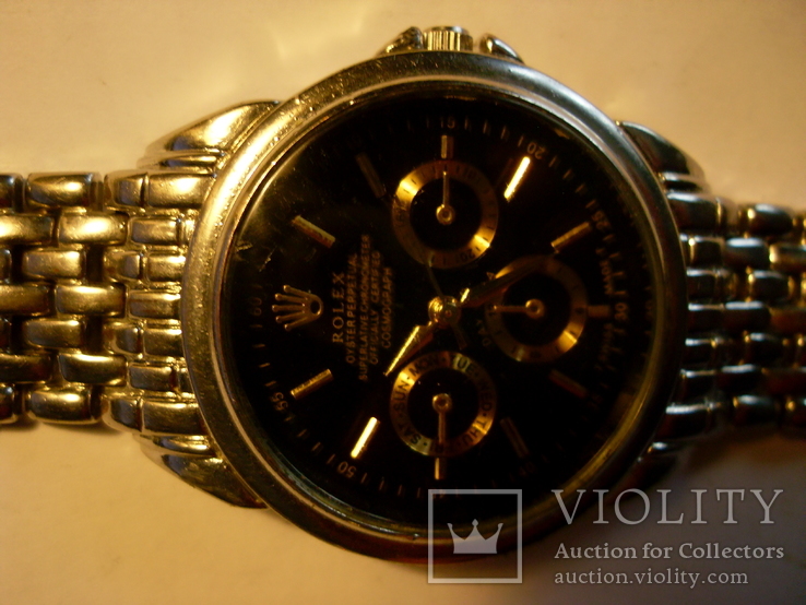 Кварцевые часы Rolex (подделка), фото №4