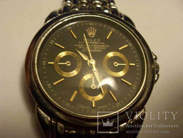 Кварцевые часы Rolex (подделка), фото №2