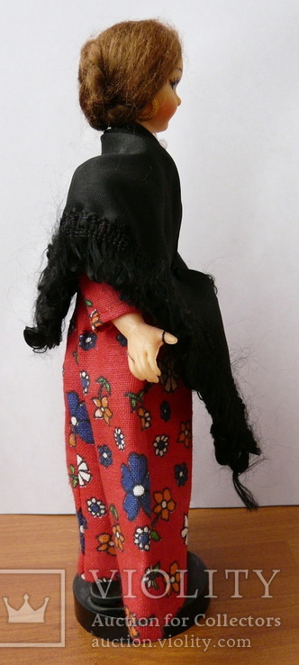 Лялька кукла в національному (дефект) 16.5см, фото №4
