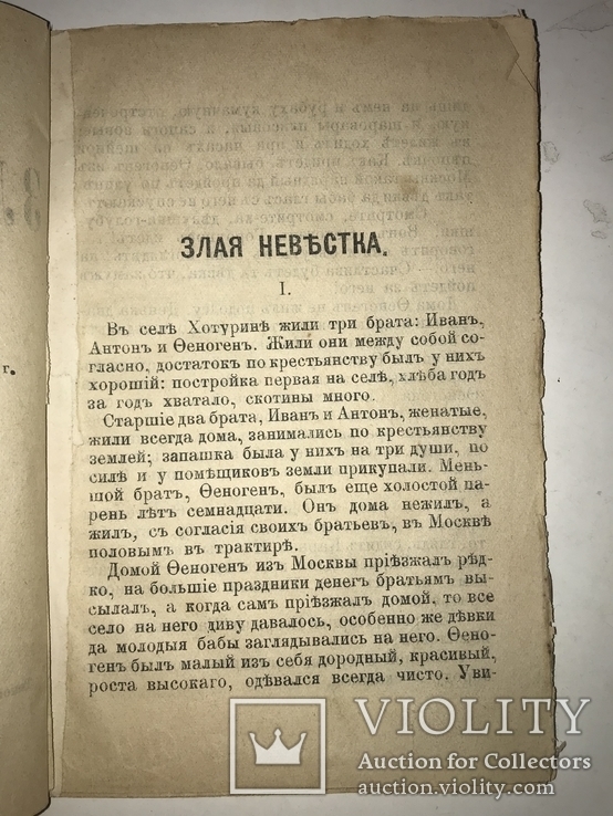 1898 Злая Невестка Старинная Житейская Книга, фото №7