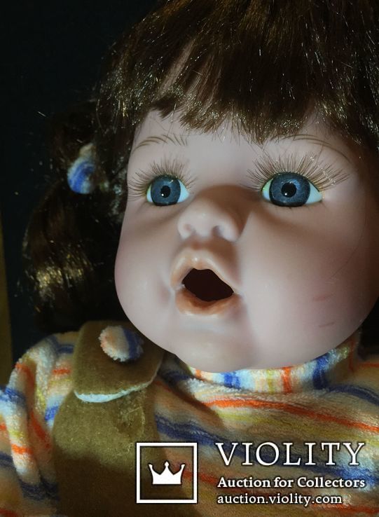 Кукла фарфоровая  (Фарфорова лялька) 54 см, фото №9