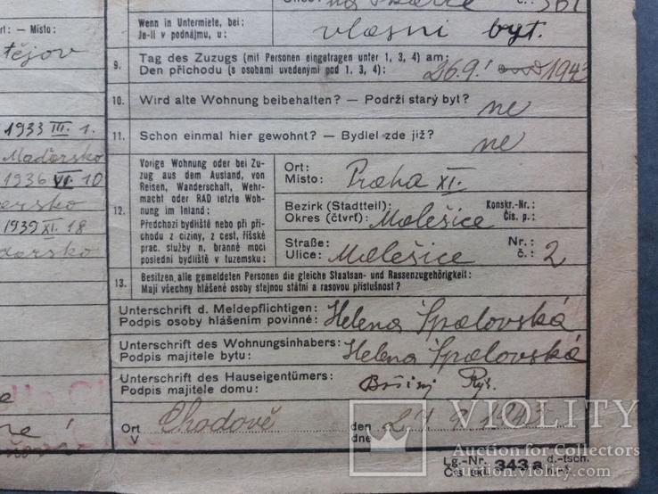 Полицейский документ 1943 г., фото №5