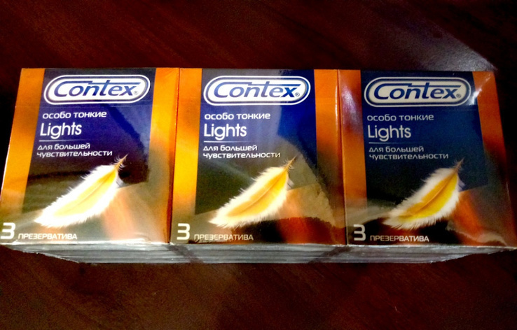 Презервативы Contex (Контекс) особо тонкие lights до 2023, 12 пачек