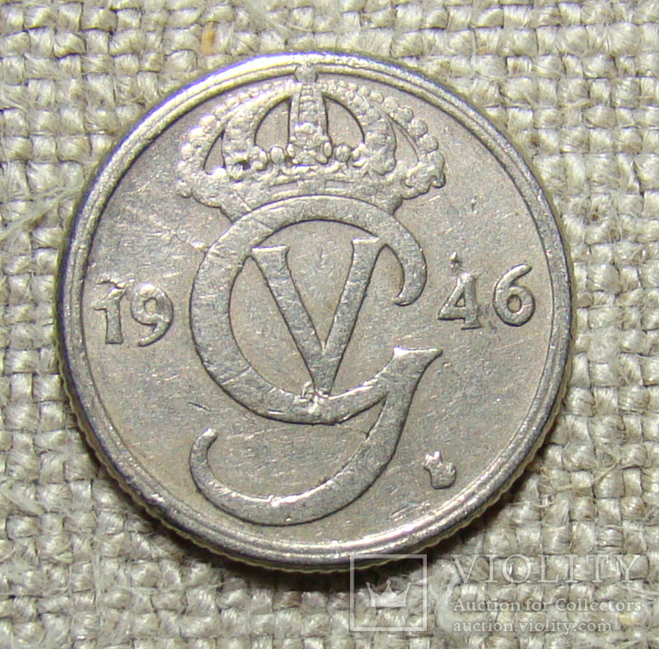 25 эре 1946 Швеция, фото №3