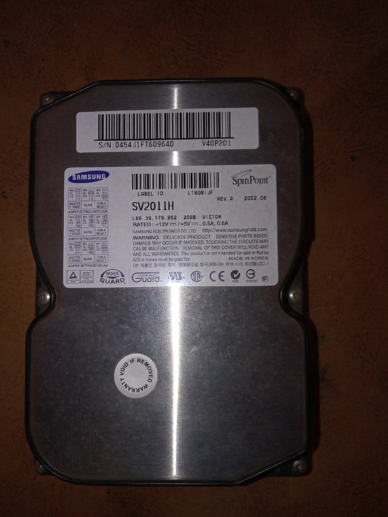 Жесткий диск винчестер 20Gb 3.5 IDE, фото №2