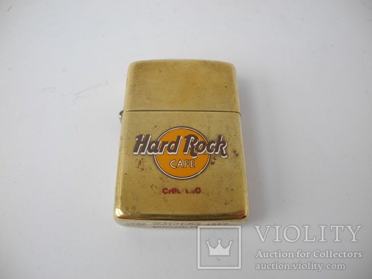 Зажигалка ZIPPO Hard Rock Cafe ( Bradford USA ) 1989 г.