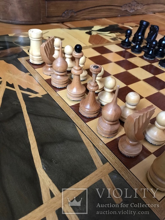 Шахматы нарды шашки, фото №5