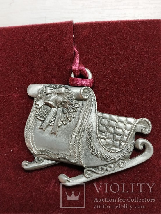 Сувенир - Викторианские сани. SEAGULL PEWTER. Канада., фото №6