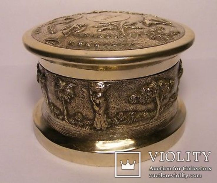 Серебряная шкатулка для ювелирных украшений, фото №2