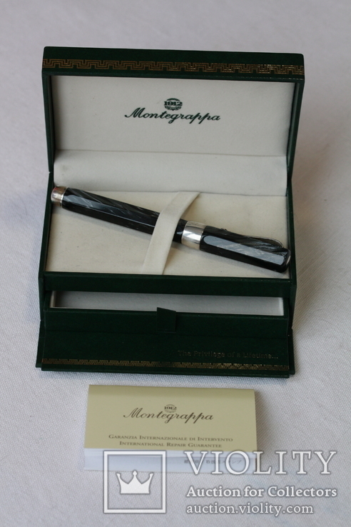 Ручка Montegrappa Symphony Black Fountain Pen 18К перо